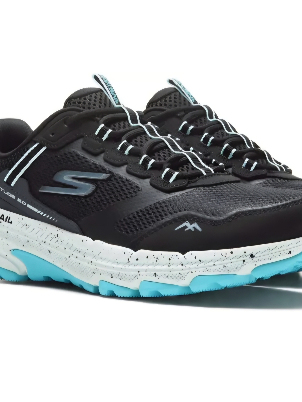 Skechers Black & Aqua Athletic Trail Sneakers